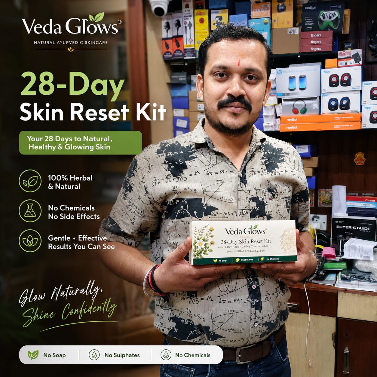Verified VedaGlows customer